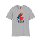 Parrot on Heart T-Shirt