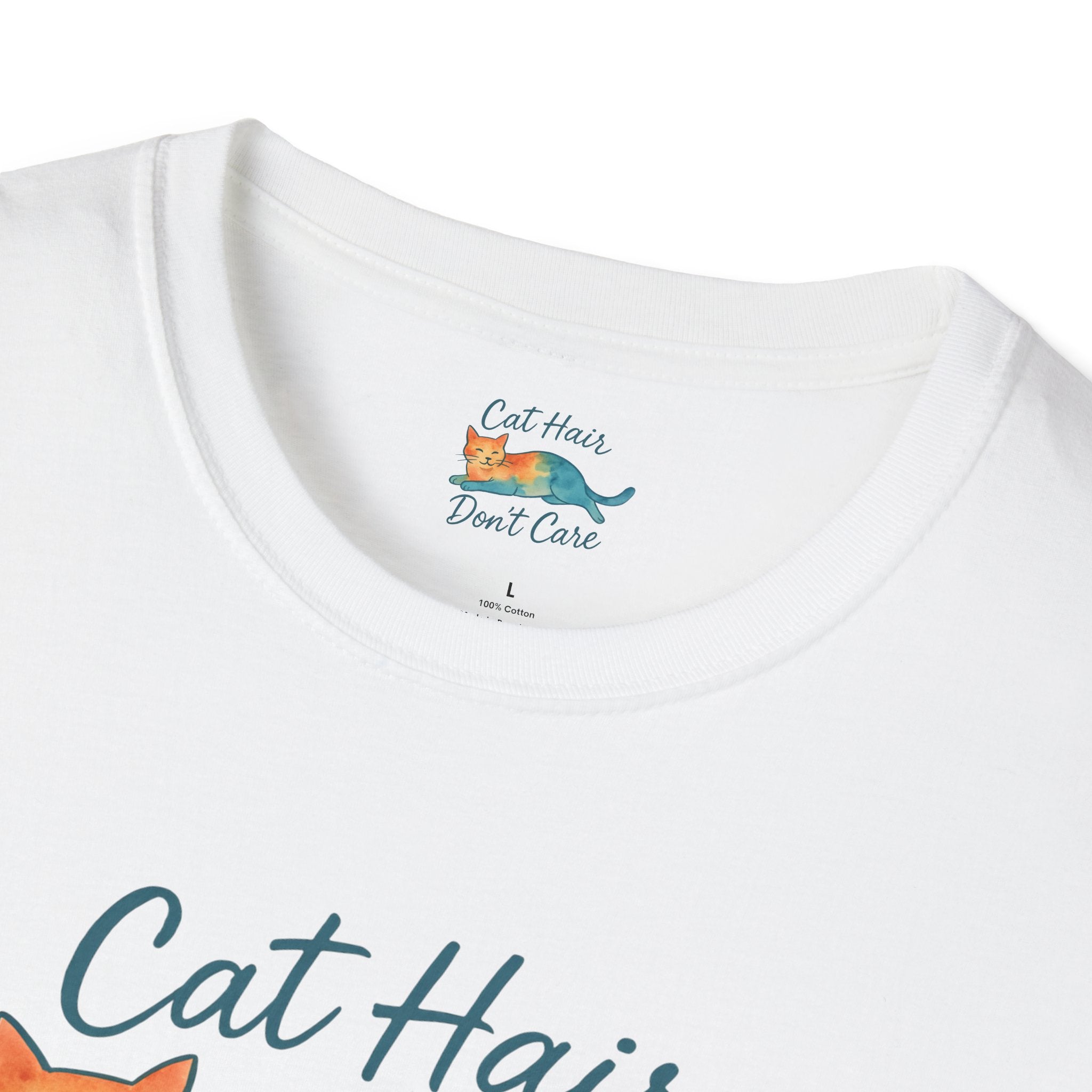 Cat Hair Don't Care T-Shirt