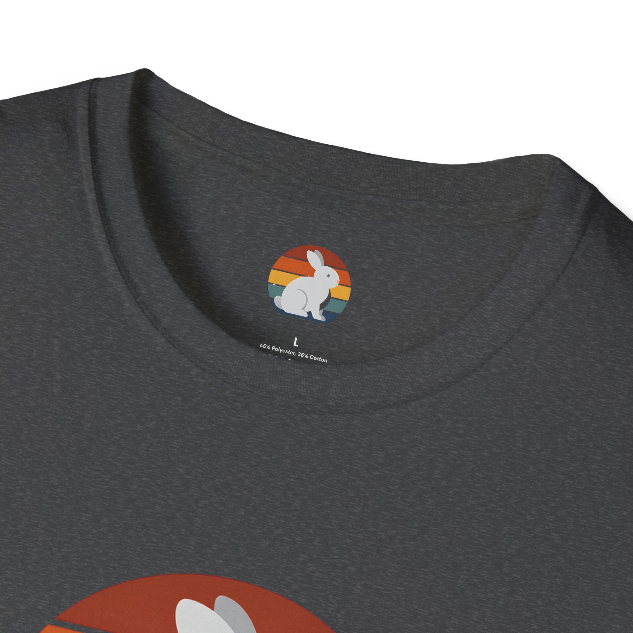 Rainbow striped rabbit T-Shirt