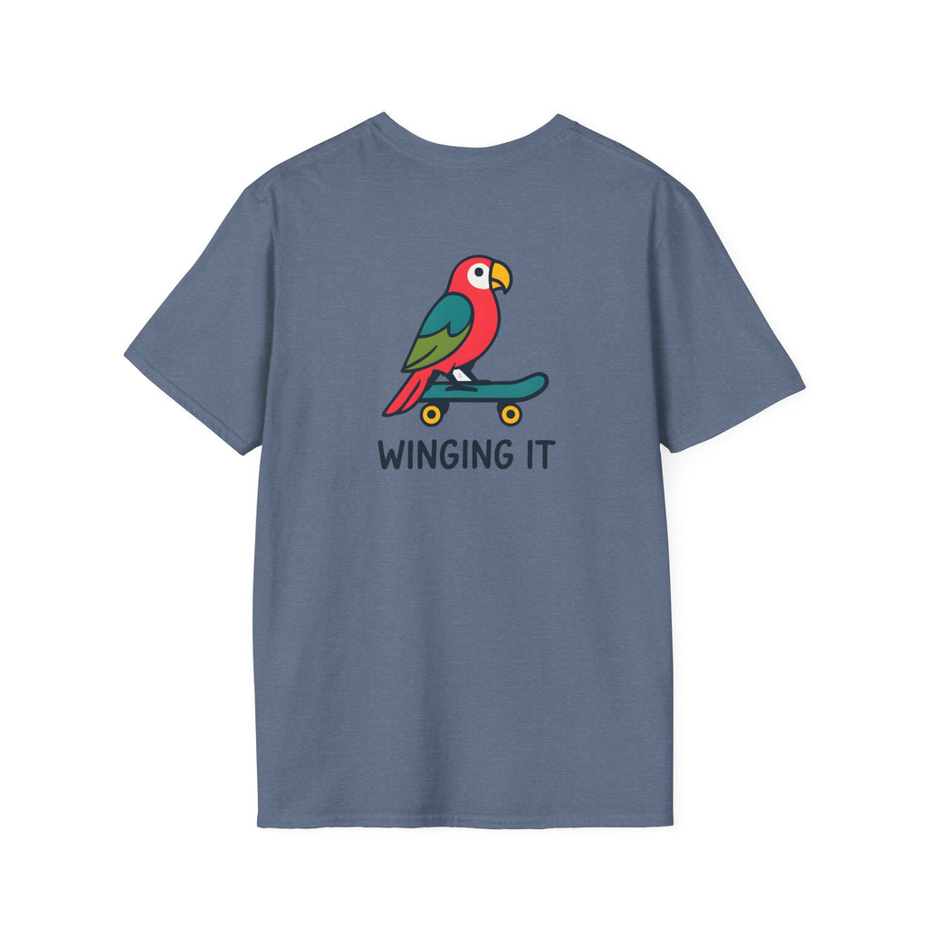 Parrot on skateboard T-Shirt