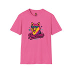 Paw-some Neon Dog T-Shirt