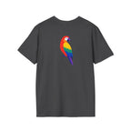 Colorful Parrot Illustration T-Shirt
