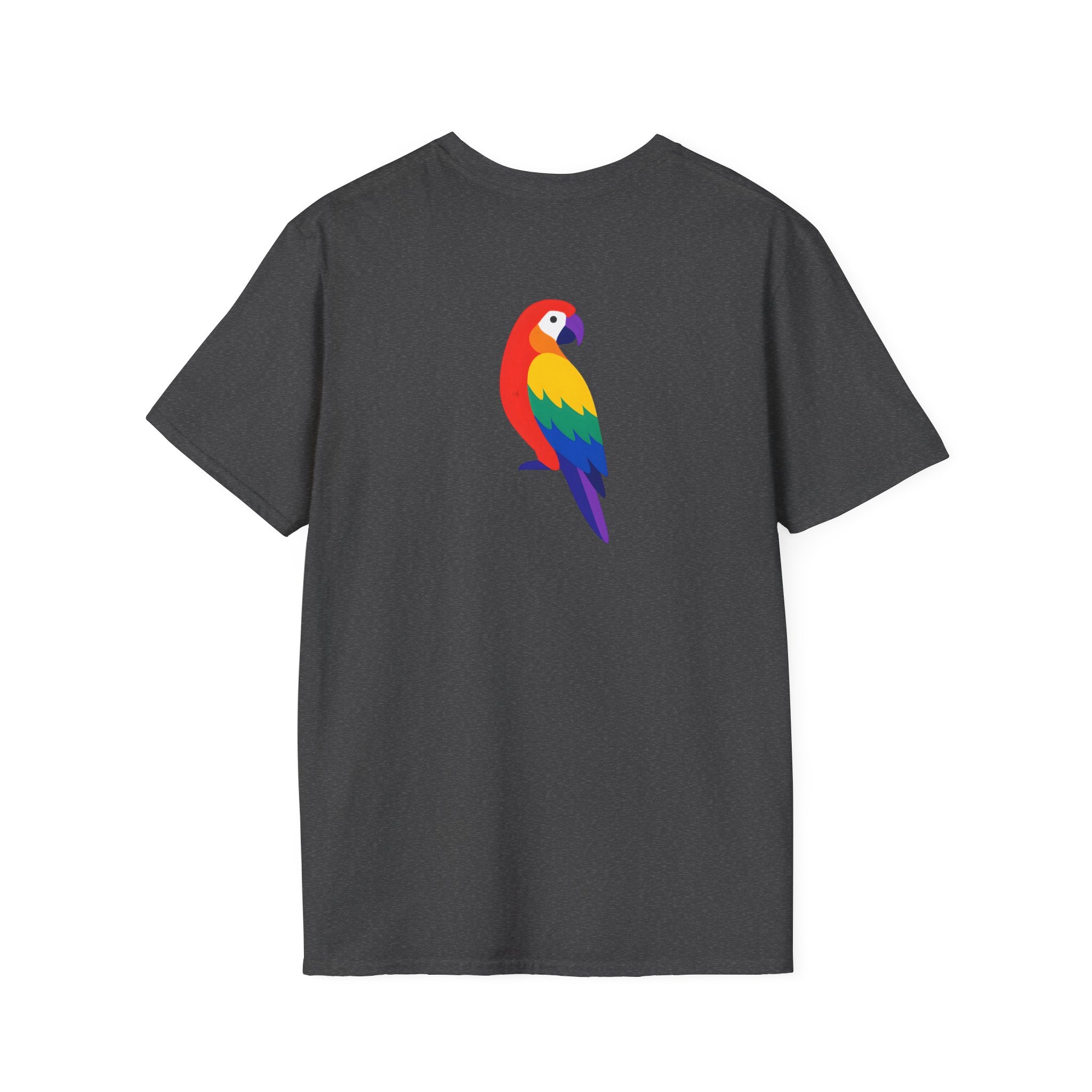 Colorful Parrot Illustration T-Shirt