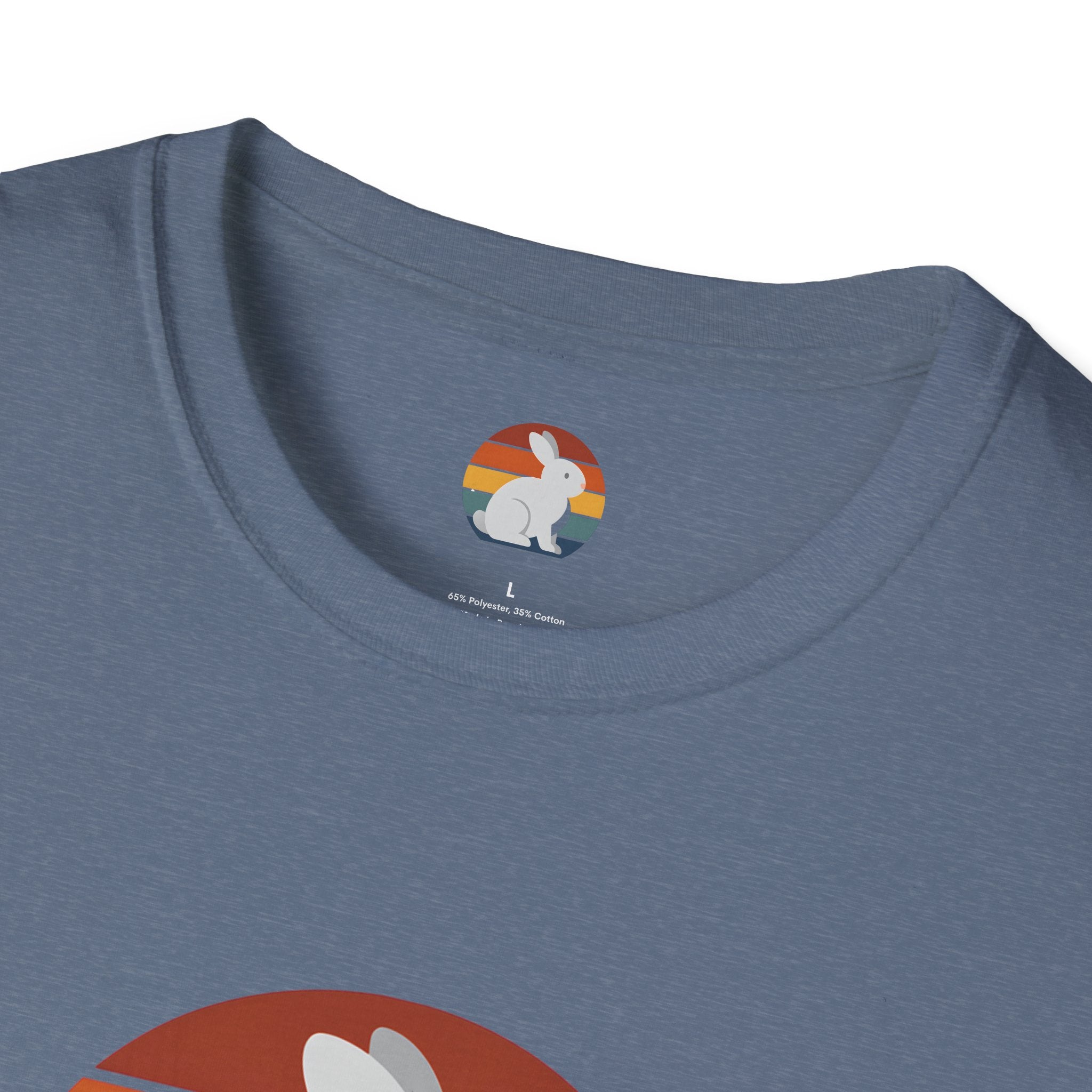 Rainbow striped rabbit T-Shirt