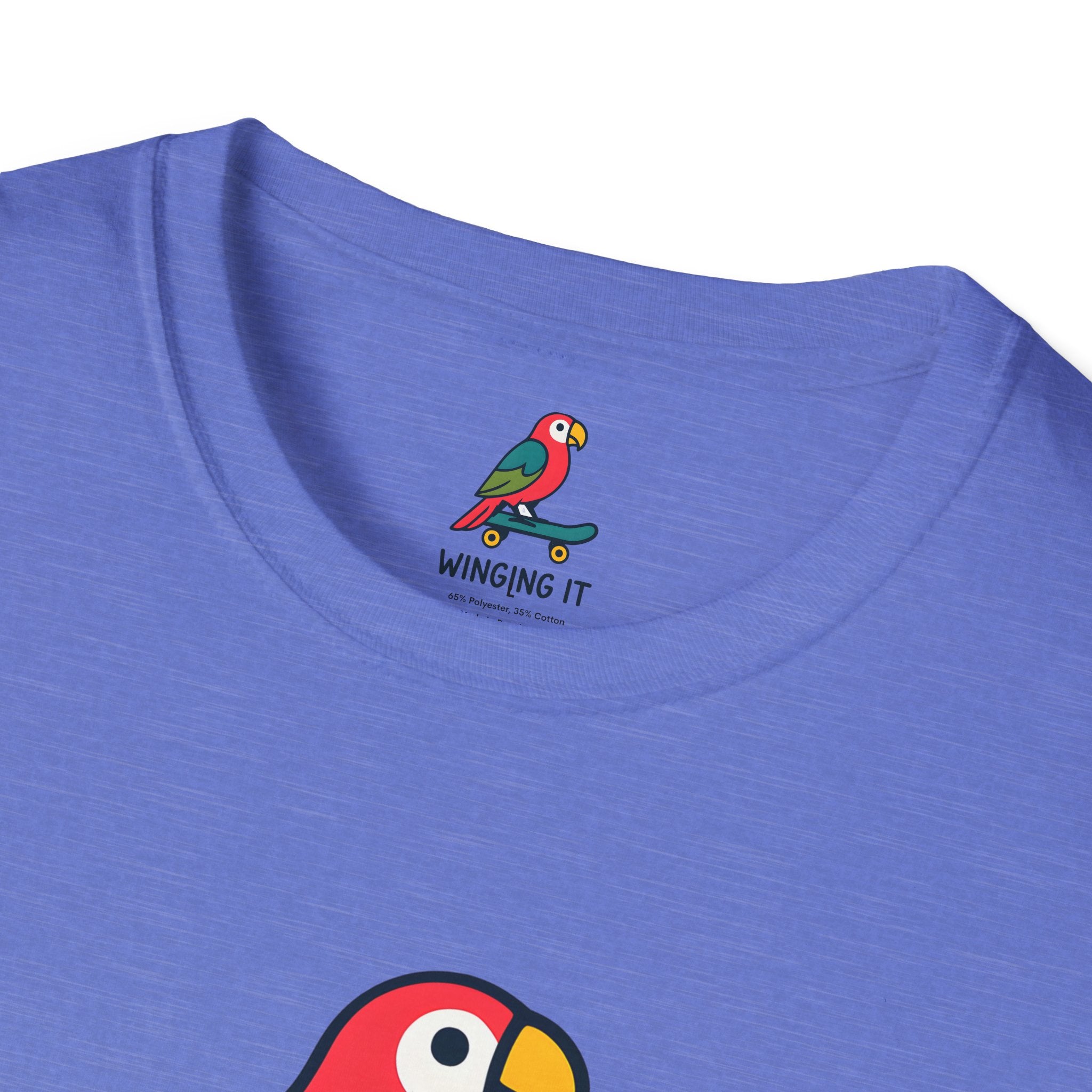 Parrot on skateboard T-Shirt