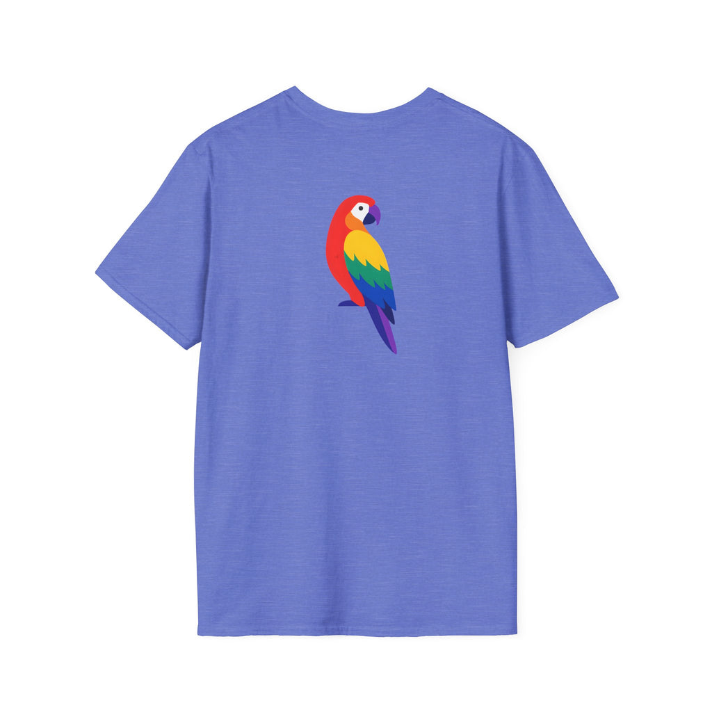 Colorful Parrot Illustration T-Shirt