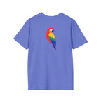 Colorful Parrot Illustration T-Shirt