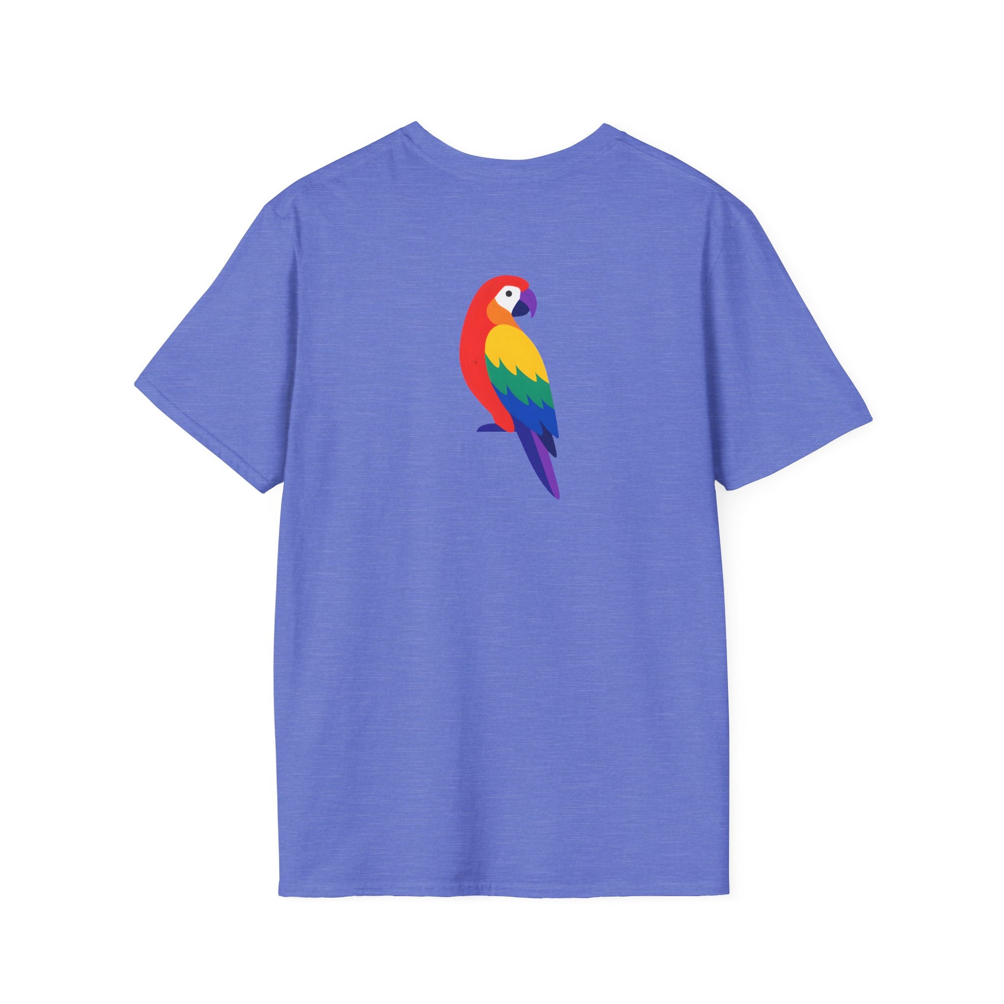 Colorful Parrot Illustration T-Shirt