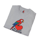 Parrot on Heart T-Shirt