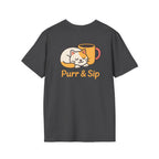 Purr and Sip Logo T-Shirt
