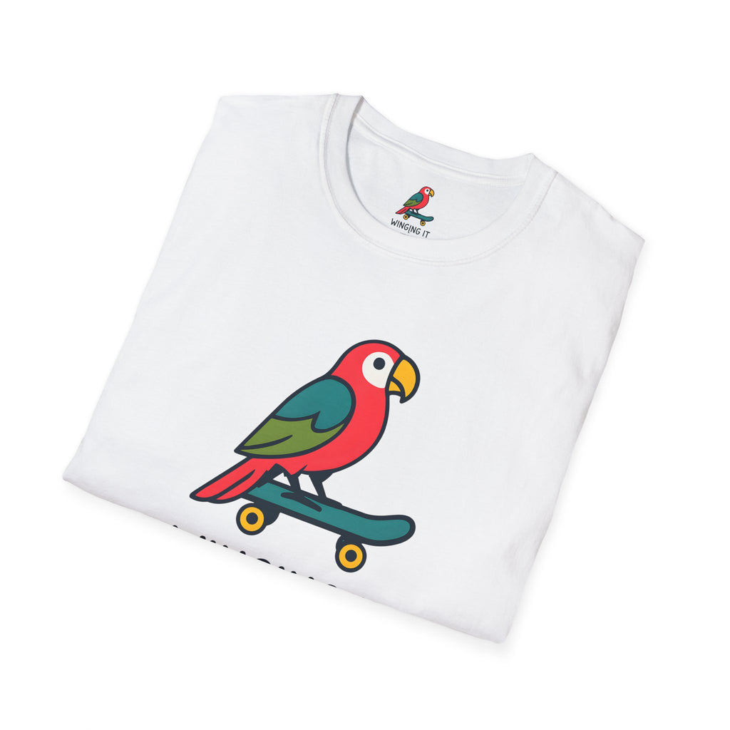 Parrot on skateboard T-Shirt