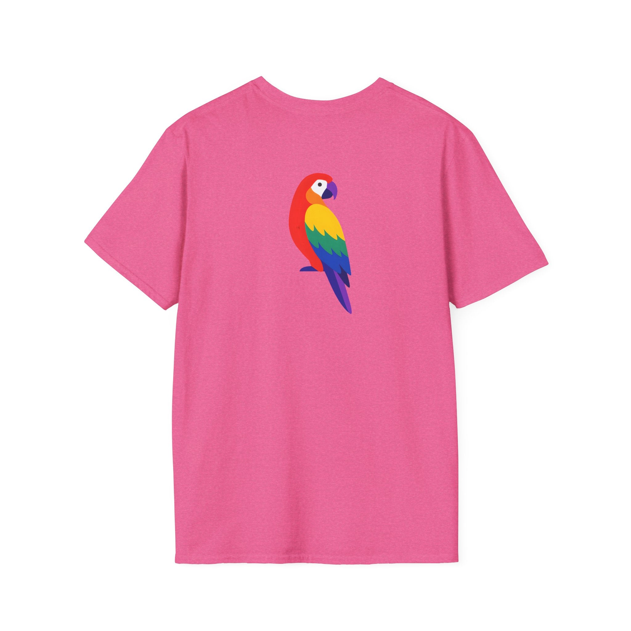 Colorful Parrot Illustration T-Shirt
