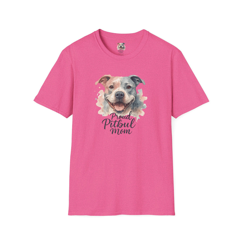 Proud Pitbull Mom T-Shirt