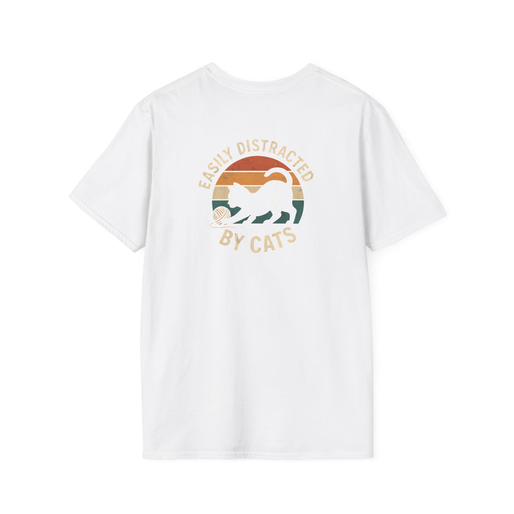 Easily Distracted by Cats T-Shirt