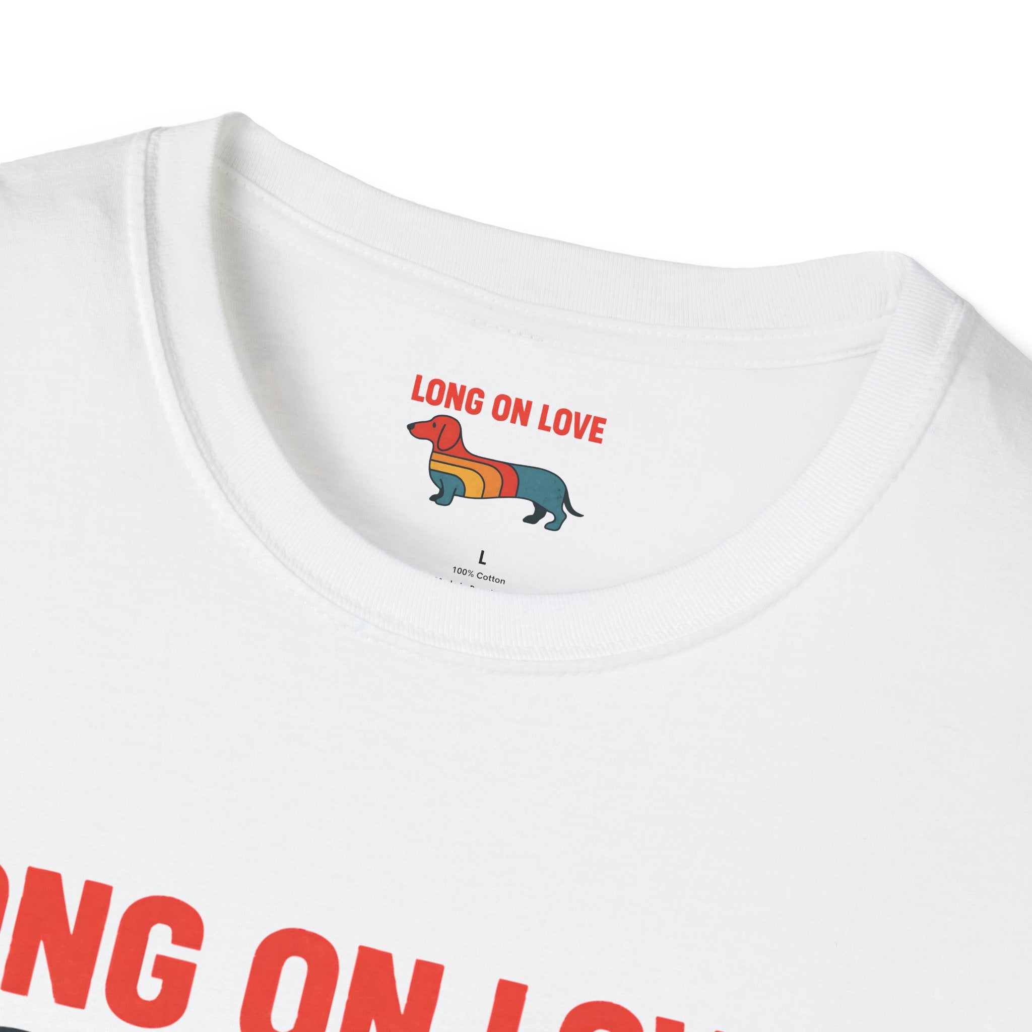 Retro Rainbow Dachshund T-Shirt