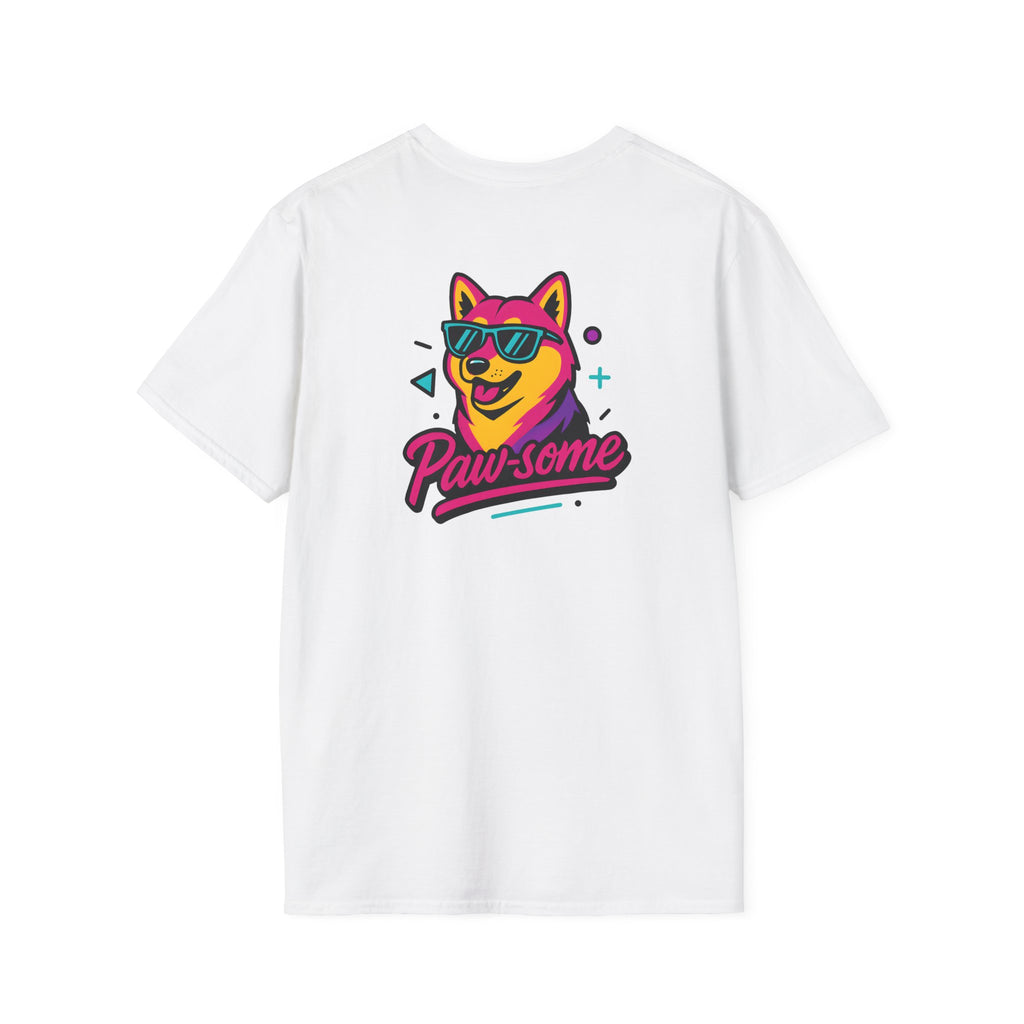 Paw-some Neon Dog T-Shirt