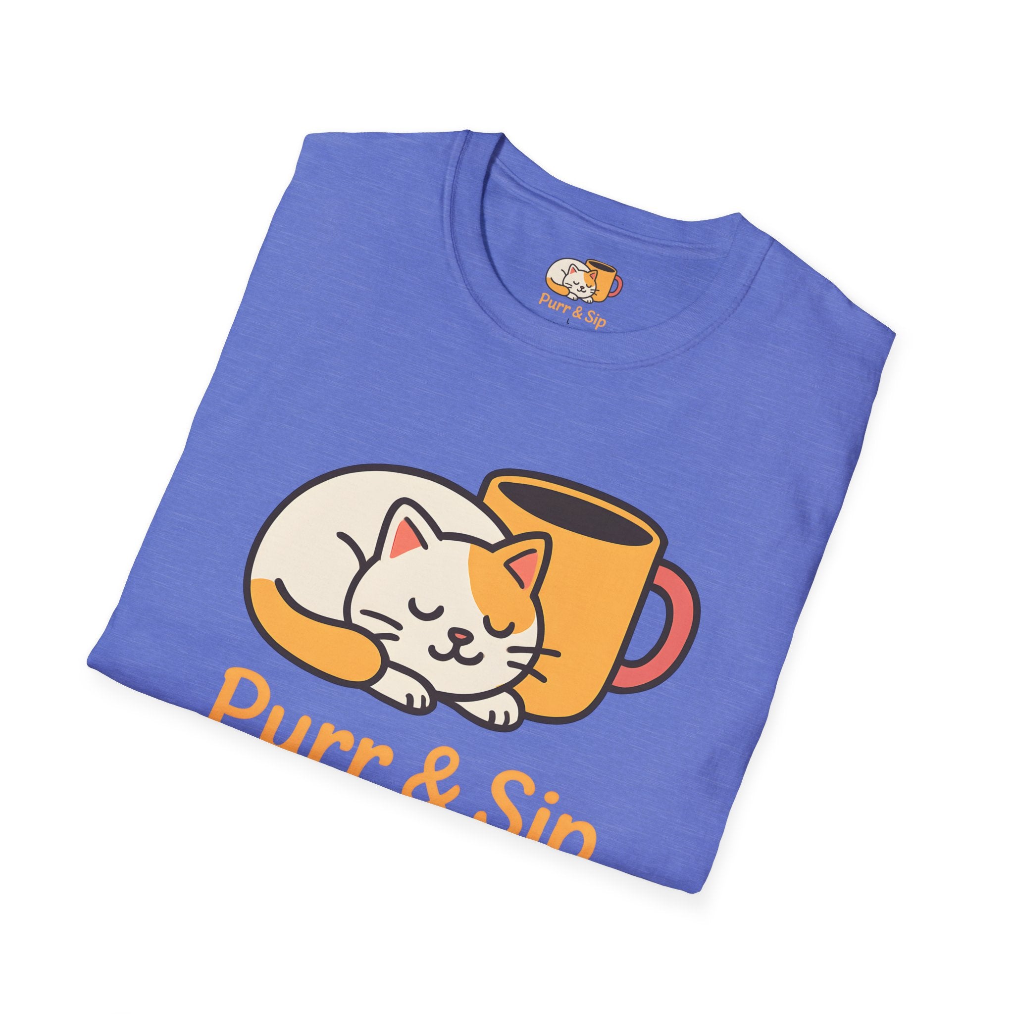 Purr and Sip Logo T-Shirt