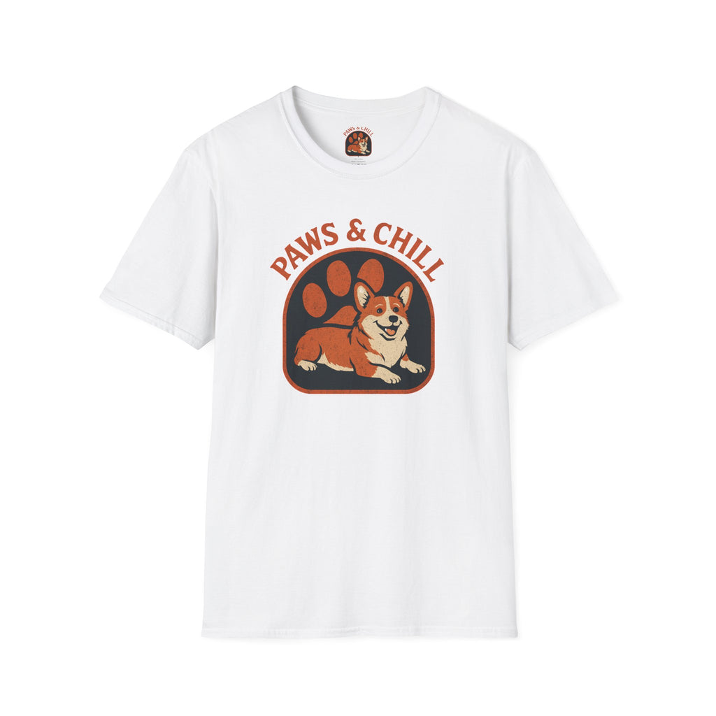 Corgi Paw Print T-Shirt