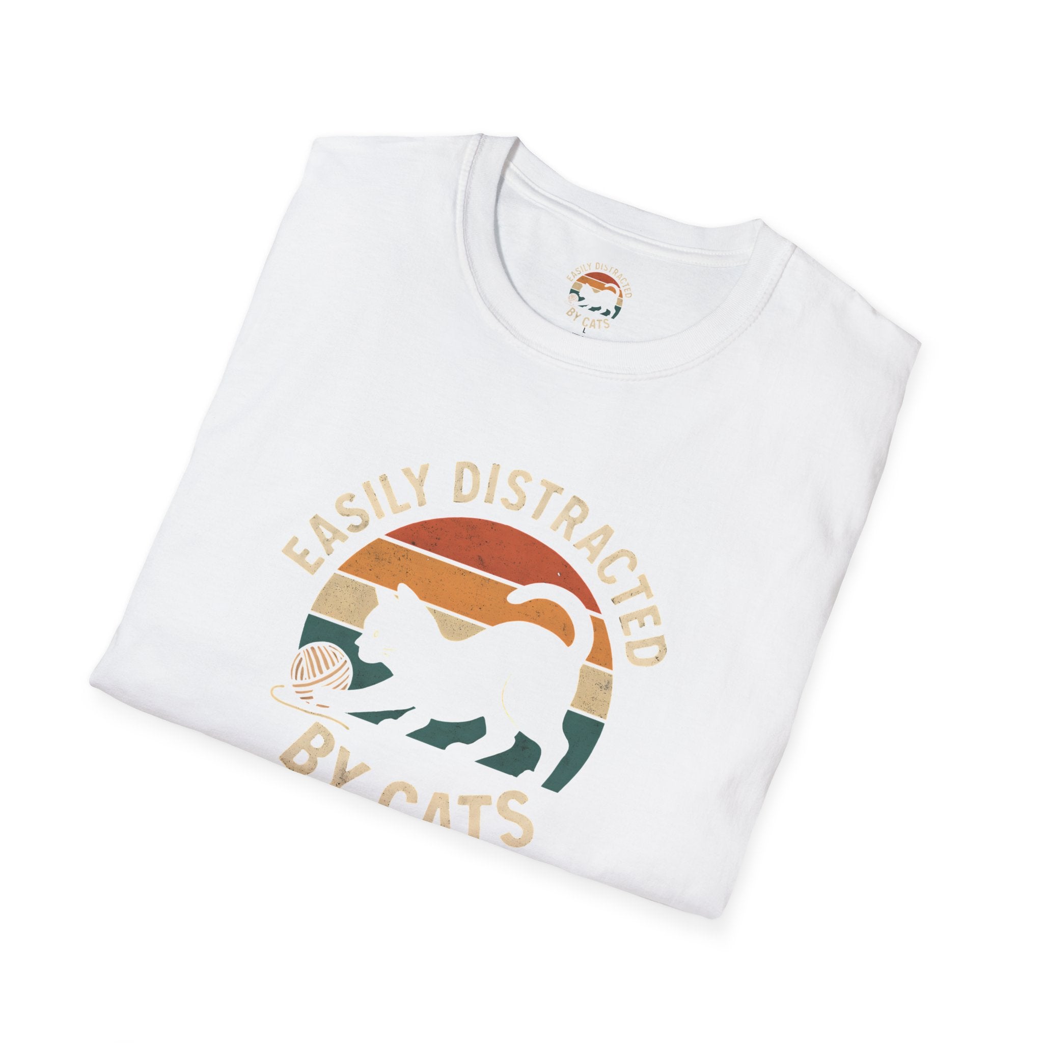 Easily Distracted by Cats T-Shirt