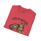 Cat With Slogan T-Shirt