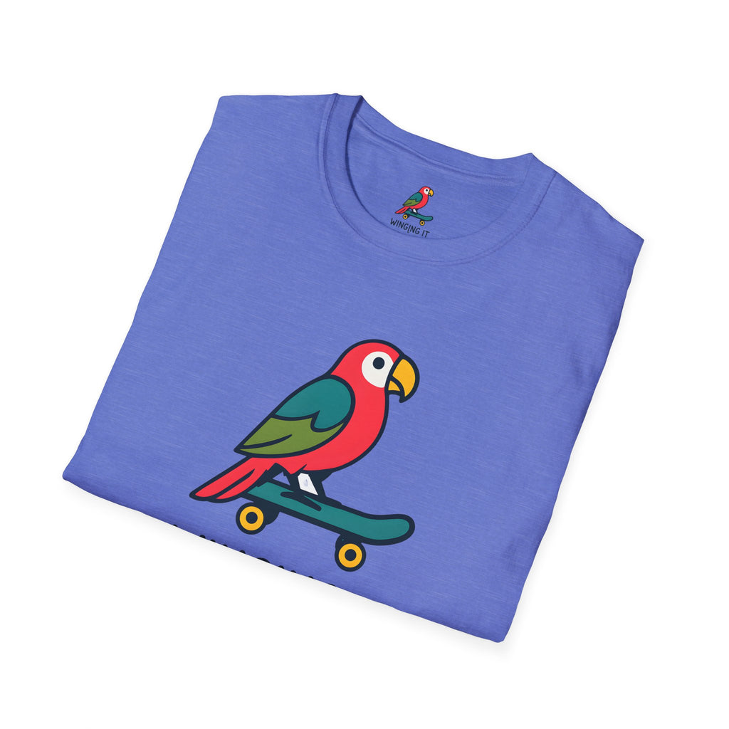 Parrot on skateboard T-Shirt