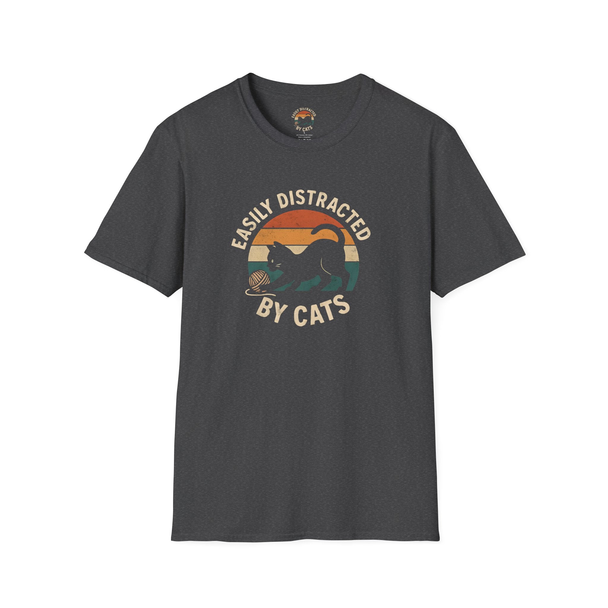 Easily Distracted by Cats T-Shirt