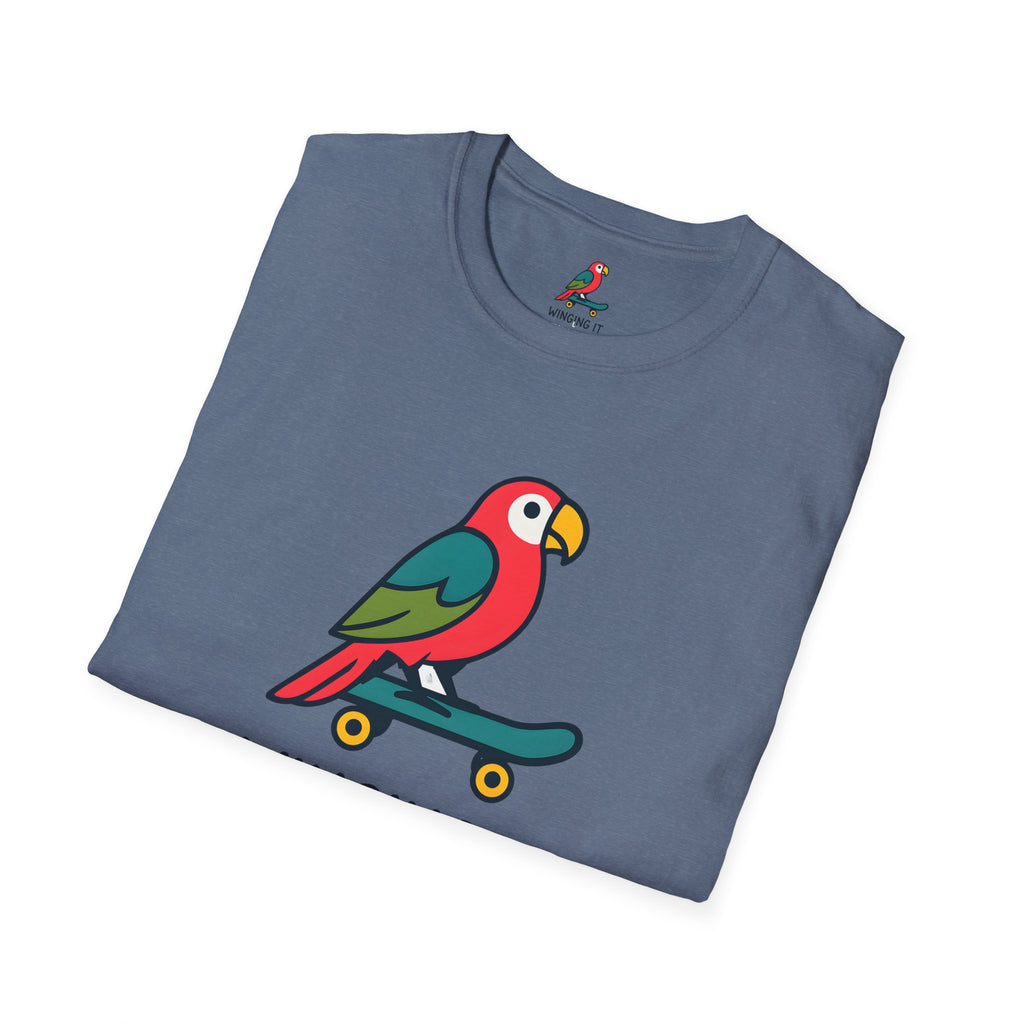 Parrot on skateboard T-Shirt