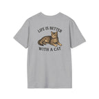 Cat With Slogan T-Shirt