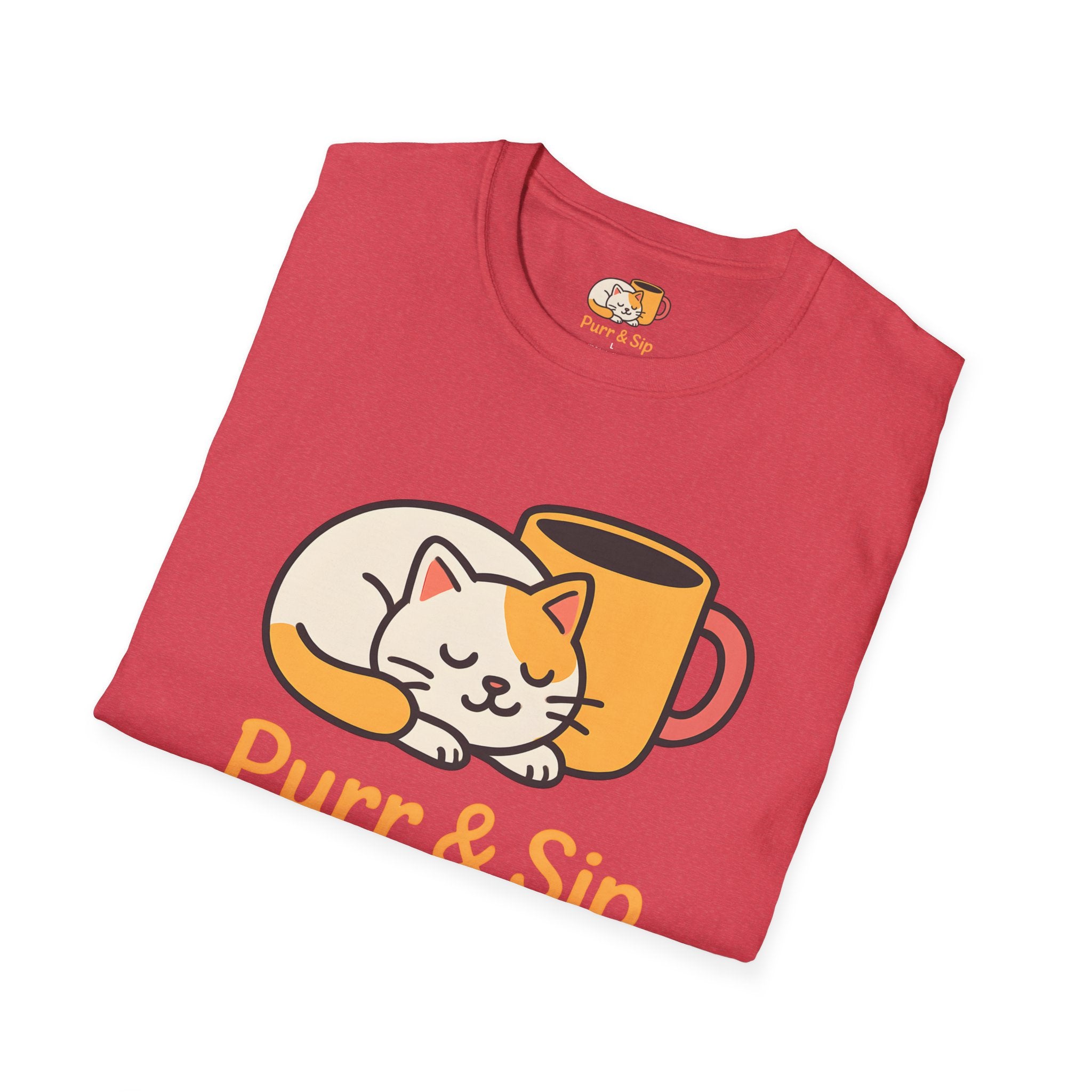 Purr and Sip Logo T-Shirt