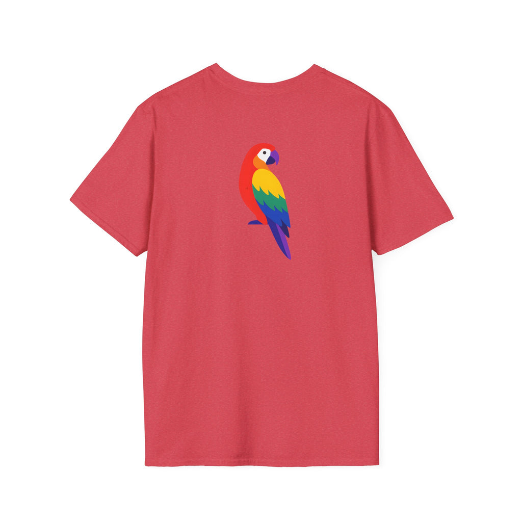 Colorful Parrot Illustration T-Shirt