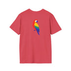 Colorful Parrot Illustration T-Shirt