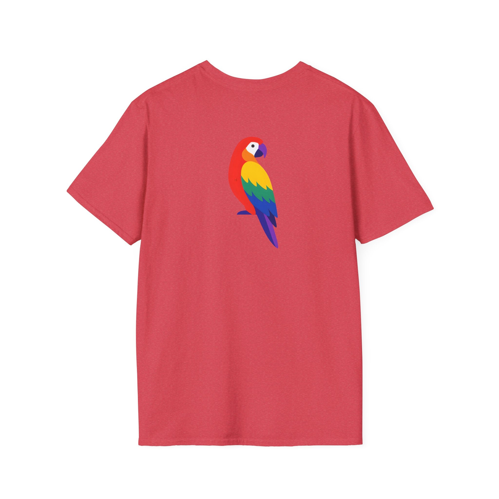 Colorful Parrot Illustration T-Shirt