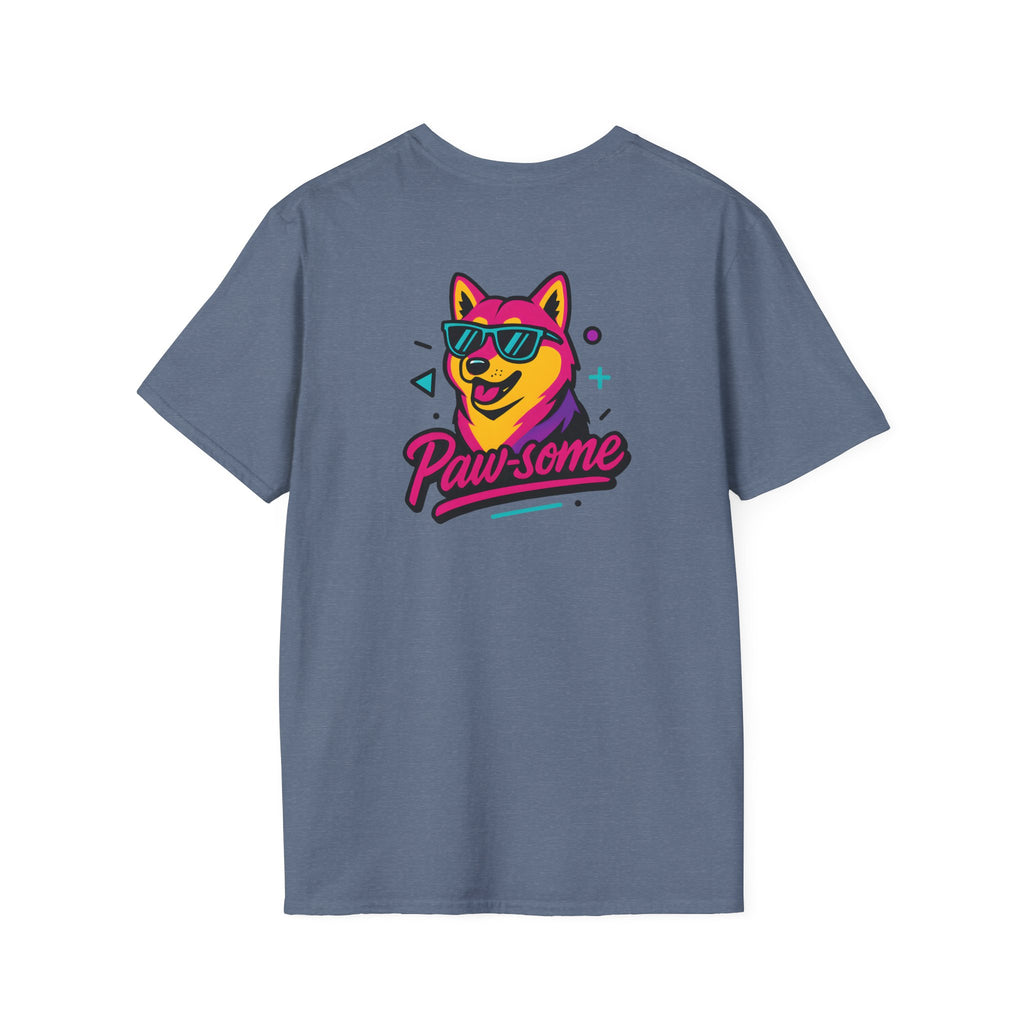 Paw-some Neon Dog T-Shirt