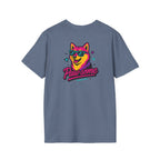Paw-some Neon Dog T-Shirt