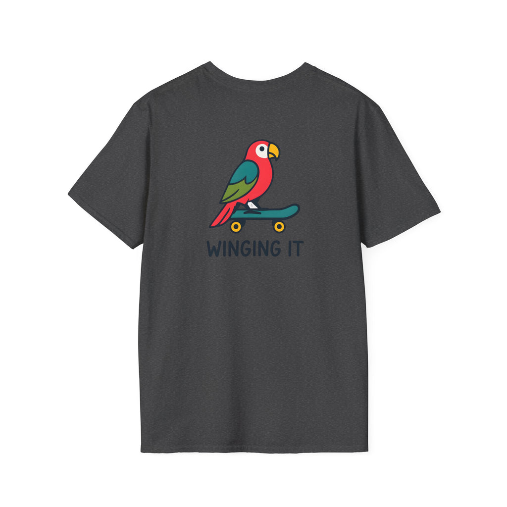 Parrot on skateboard T-Shirt