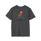 Parrot on skateboard T-Shirt