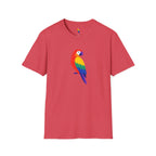 Colorful Parrot Illustration T-Shirt