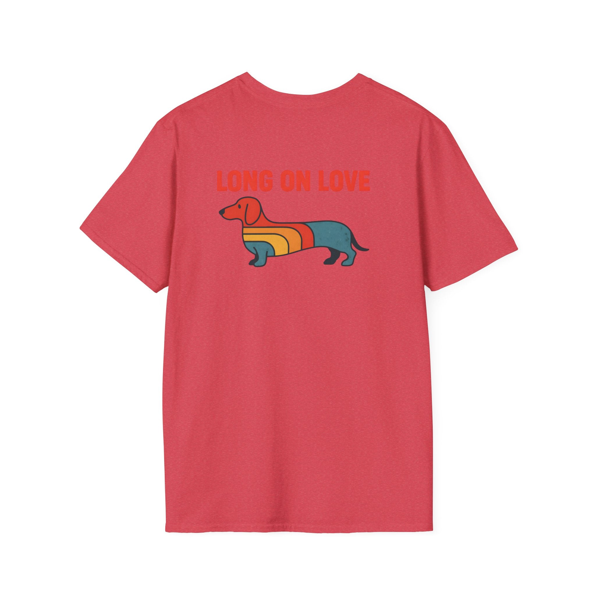 Retro Rainbow Dachshund T-Shirt