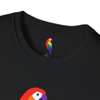 Colorful Parrot Illustration T-Shirt
