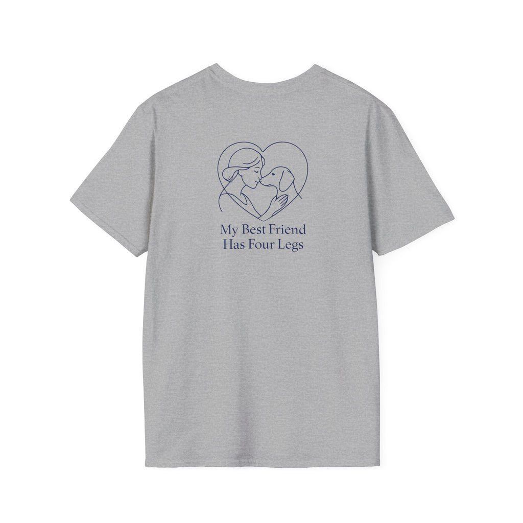 Dog and Woman Heart T-Shirt