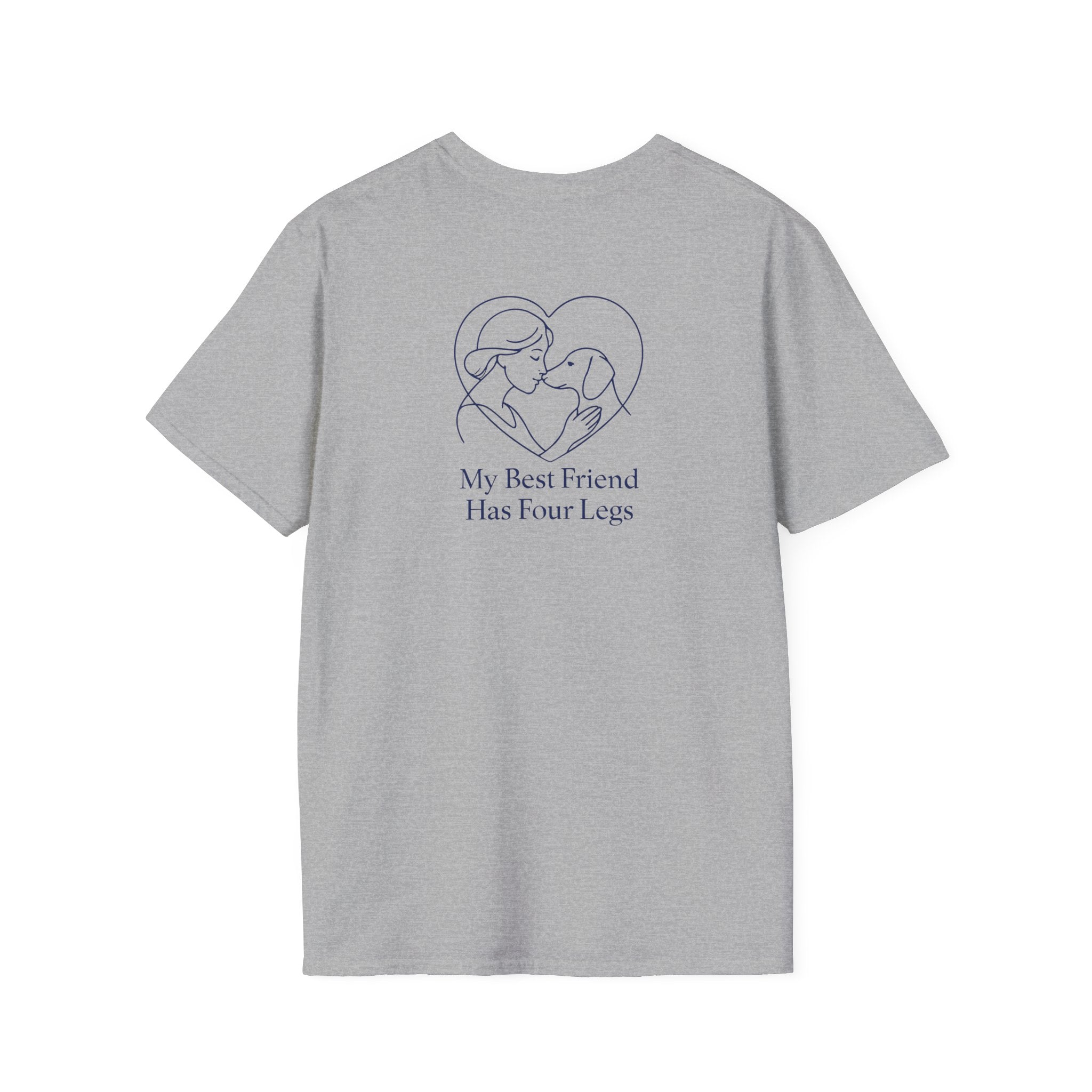 Dog and Woman Heart T-Shirt