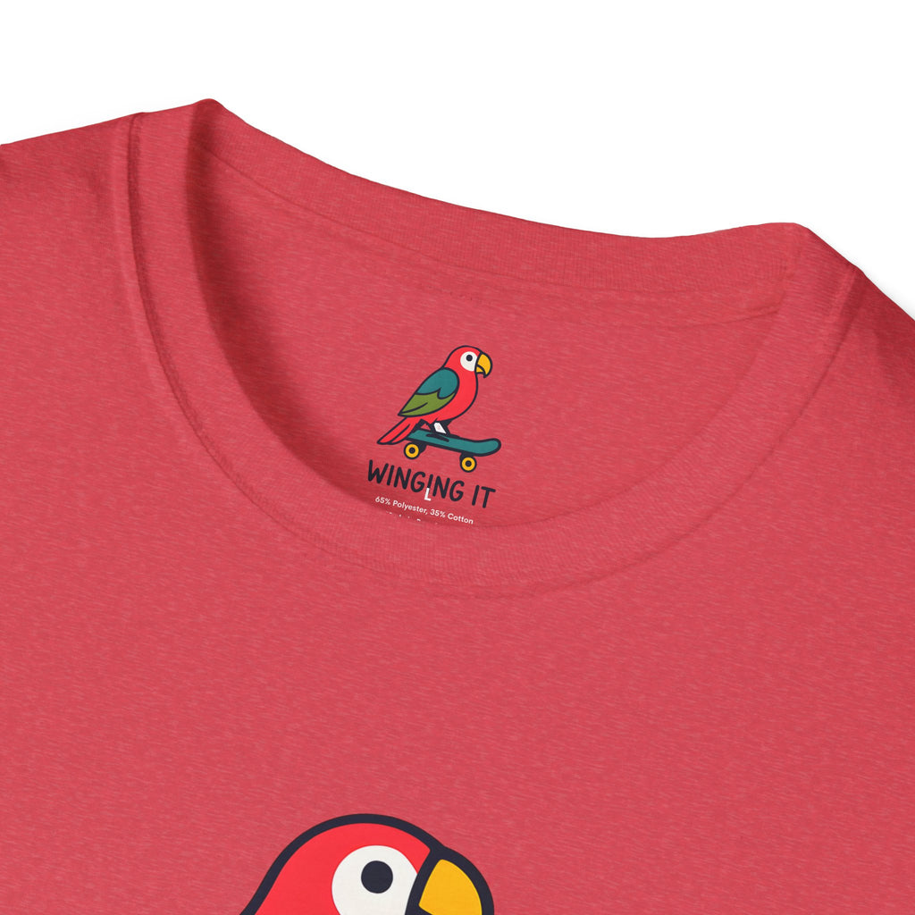 Parrot on skateboard T-Shirt