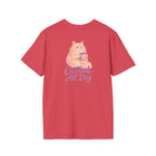 Cat with Coffee Cup T-Shirt