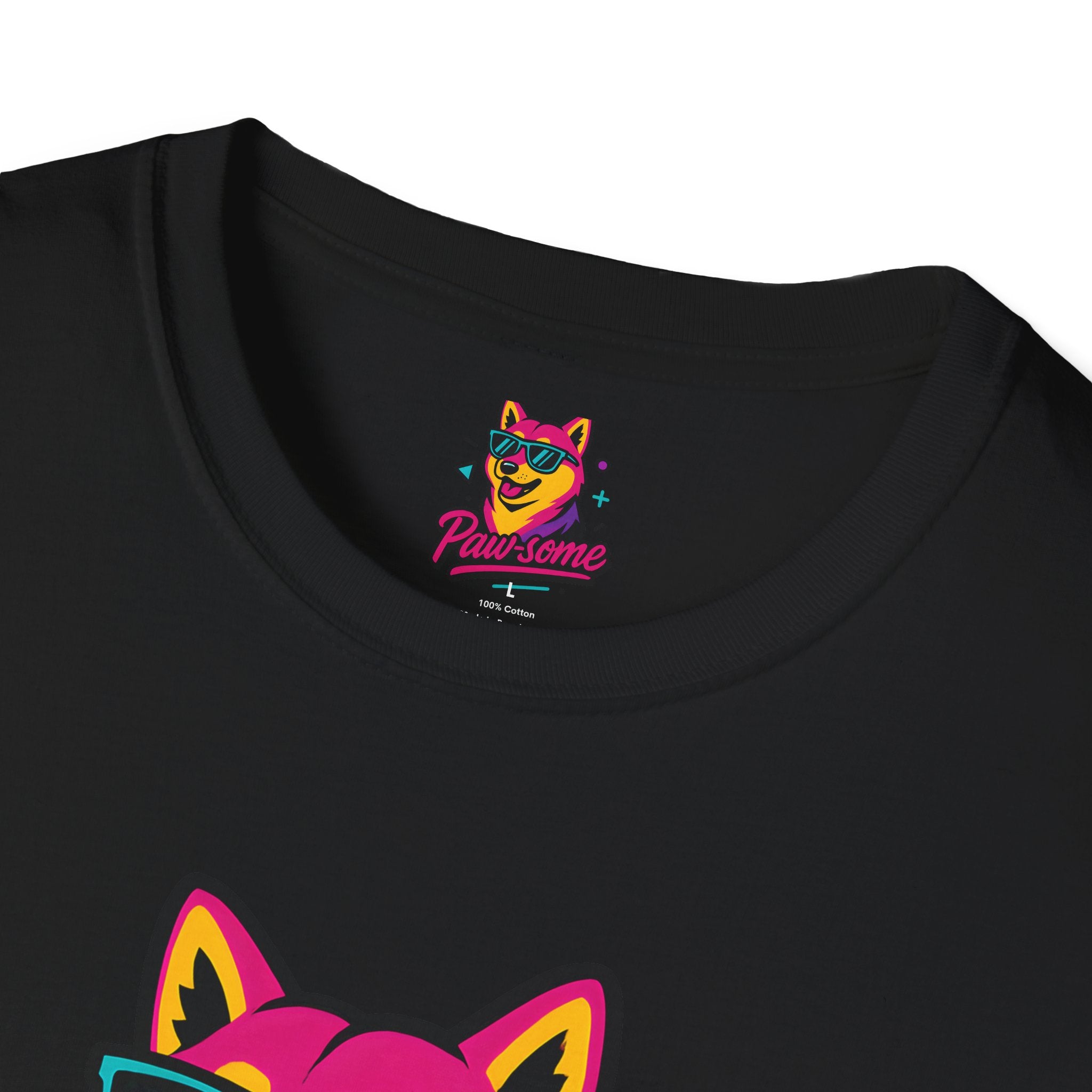 Paw-some Neon Dog T-Shirt