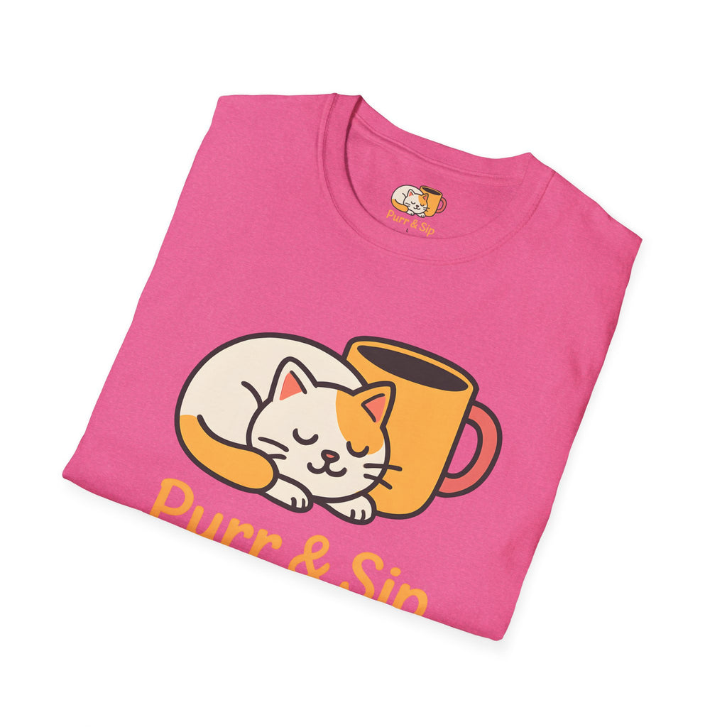 Purr and Sip Logo T-Shirt