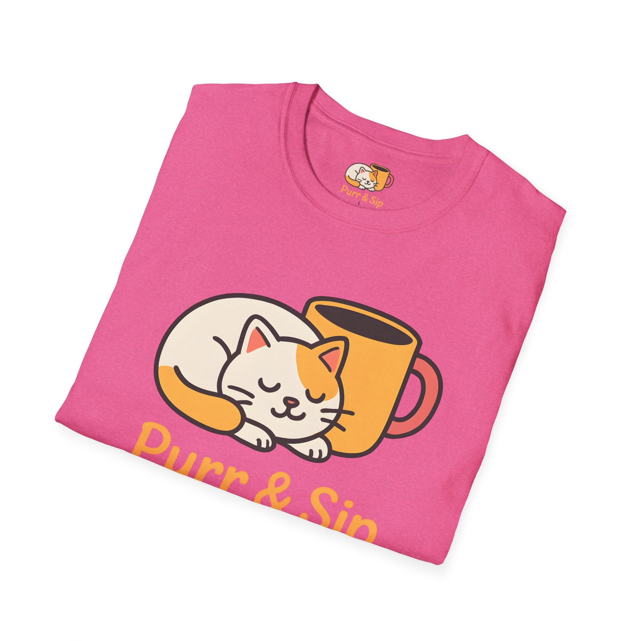 Purr and Sip Logo T-Shirt