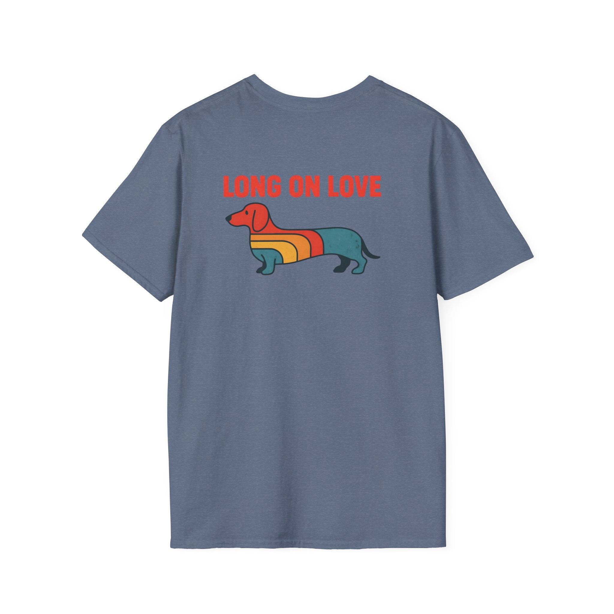 Retro Rainbow Dachshund T-Shirt