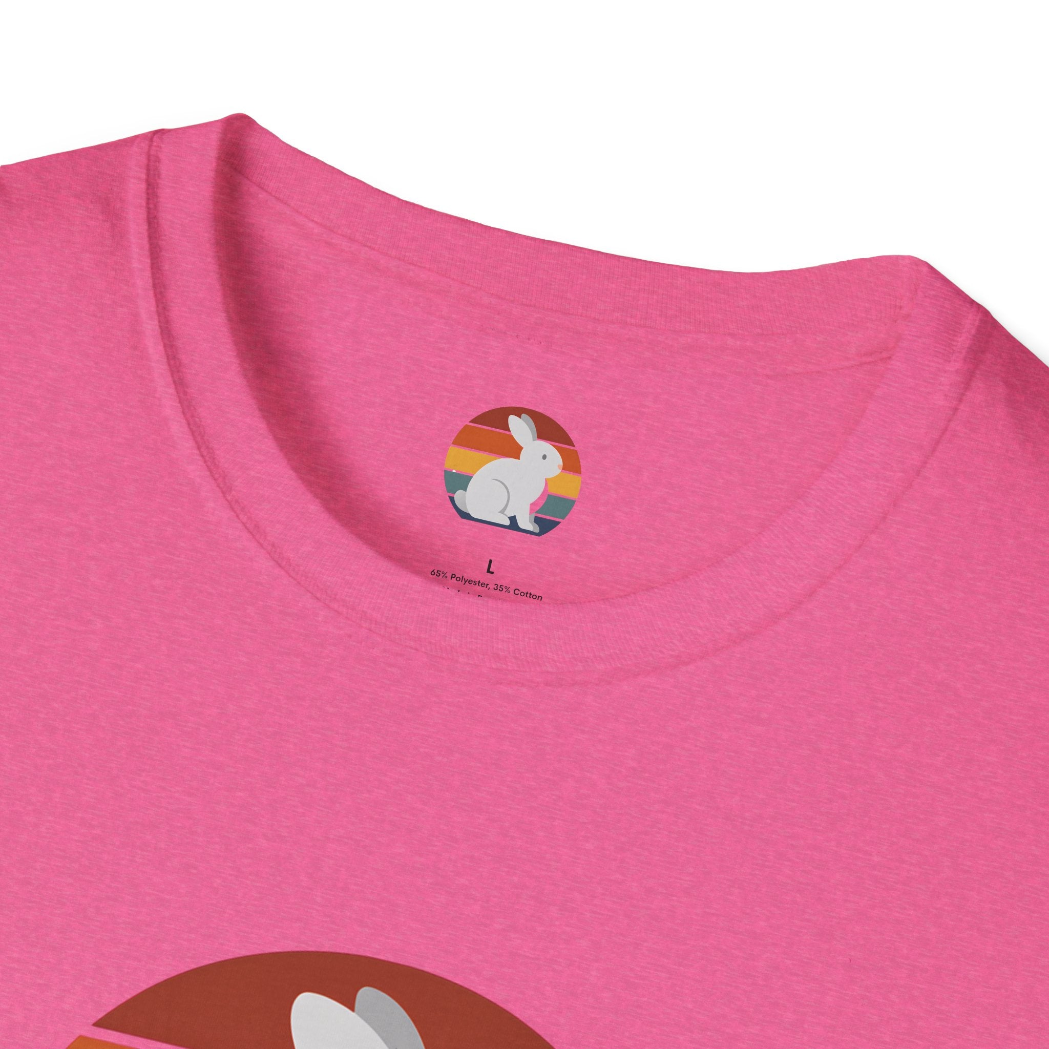 Rainbow striped rabbit T-Shirt