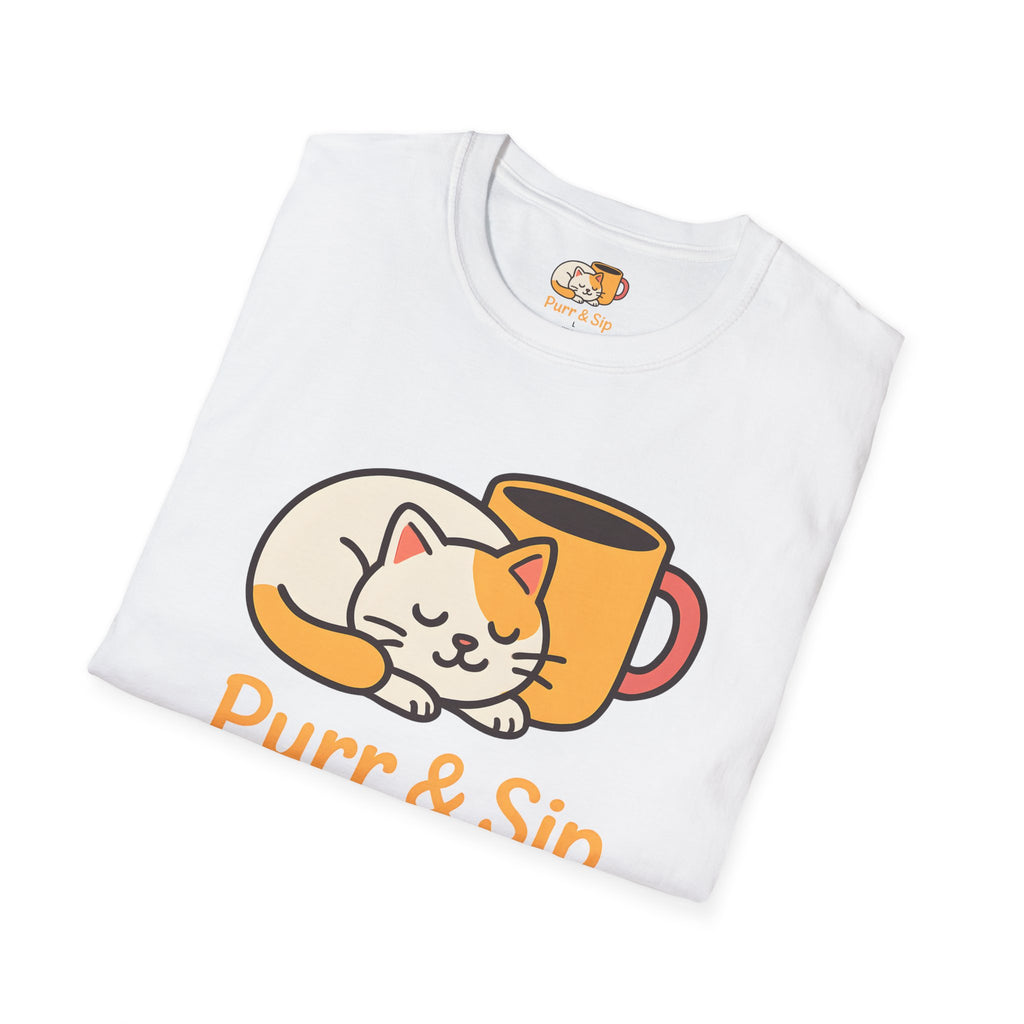 Purr and Sip Logo T-Shirt