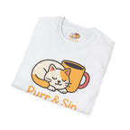 Purr and Sip Logo T-Shirt
